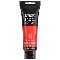 Liquitex Basics Tinta Acrílica, Vermelho (Cadmium Red Light Hue), 118 ml