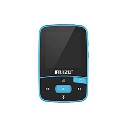Andoer RUIZU X50 8GB 1.5in MP3 Player HiFi Lossless Qualidade de som Bluetooth Pedômetro Cartão TF Rádio FM Gravação E-book Calendário