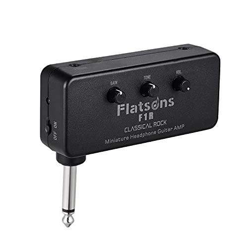 Moniss F1R Mini Amplificador De Fone De Ouvido Para Violão Com Tomada De Fone De Ouvido Aux De 3,5mm Plug-And-Play