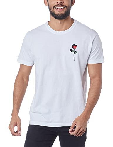 Camiseta,T-Shirt Stone Rose Stencil,Osklen,masculino,Branco,M