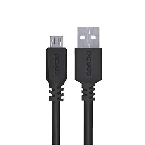 CABO PARA CELULAR SMARTPHONE MICRO USB PARA USB A 2.0 2 METROS PRETO - PMUAP-2 - PCYES
