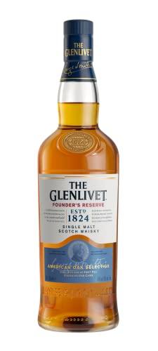 The Glenlivet Founder's Reserve Whisky Single Malt Escocês, Dourado, 750 ml