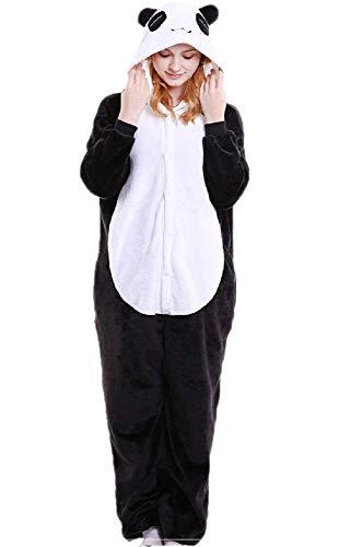 Pijama Fantasia Kigurumi Panda Macacão com Capuz Tamanho: G 1,67-1,78
