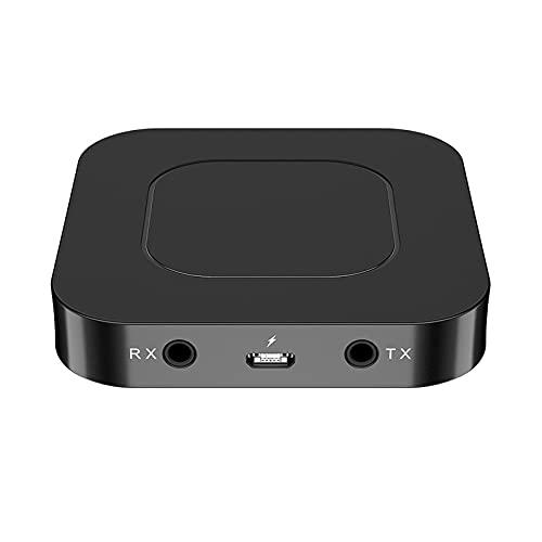 Tomshin BT13 Bluetooth 5.0 Transmissor Receptor 3.5 MM AUX estéreo para PC TV Adaptador sem fio de fones de ouvido de carro