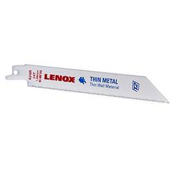 Lenox Tools Lâmina de serra alternativa de corte de metal com tecnologia Power Blast, bimetal, 15 cm, 24 TPI, 5/PK (20568624R)