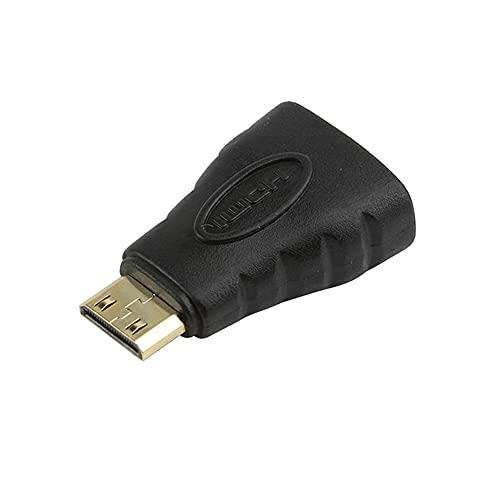 PIX 003-8502 Adaptador Mini HDMI Plástico Macho para HDMI Femea, Preto