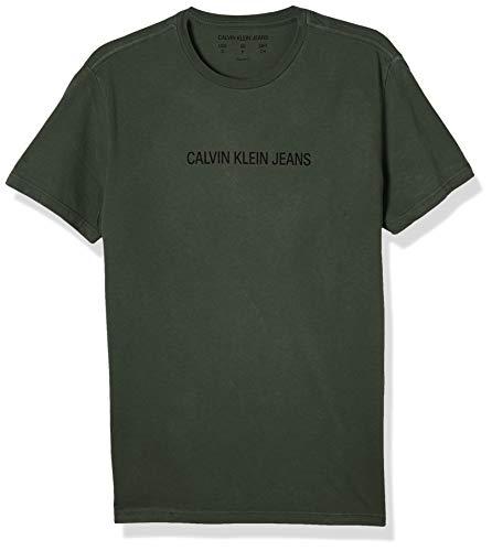 Camiseta Básica, Calvin Klein, Masculino, Azul Marinho, GG