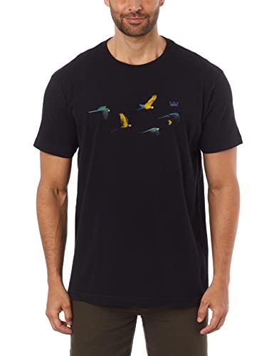 Camiseta,T-Shirt Vintage Araras,Osklen,masculino,Preto,GG