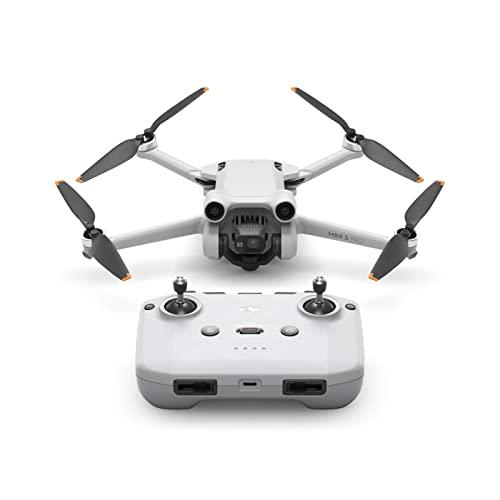 DJI Mini 3 Pro – Drone de câmera leve e dobrável com vídeo 4K/60fps, foto de 48MP, tempo de voo de 34 minutos, detecção de obstáculos tridirecional, ideal para fotografia aérea e redes sociais