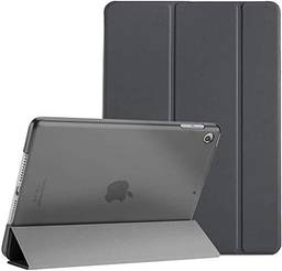 Capa iPad 7a, 8a e 9a Geração 10.2? - WB Couro Premium Antichoque Cinza Espacial