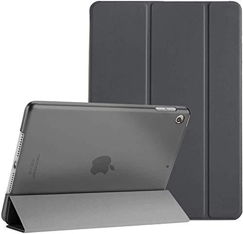 Capa iPad 7a, 8a e 9a Geração 10.2? - WB Couro Premium Antichoque Cinza Espacial