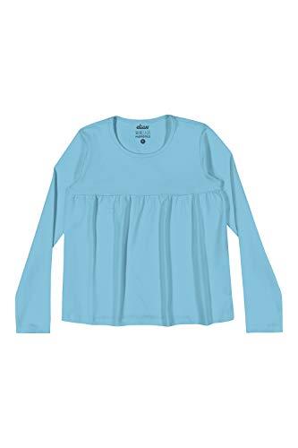 Blusa em cotton confort, Elian, Meninas, Azul, 2
