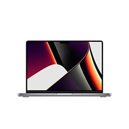 Apple MacBook Pro (de 14 polegadas, Processador M1 Pro da Apple com CPU 8?core e GPU 14?core, 16 GB RAM, 512 GB SSD) - Cinzento sideral