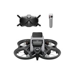 DJI Combo Avata Fly Smart (DJI FPV Goggles V2) – Drone de visualização em primeira pessoa quadricóptero UAV com vídeo estabilizado 4K, FOV super amplo de 155°, protetor de hélice embutido, transmissão HD de baixa latência