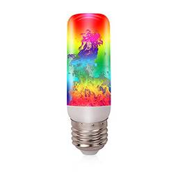 calau E27 LED Light RGB Bulb Gradient Lamp Colorido luz Festival Decoração de férias Luz 85-265V Lâmpada E27