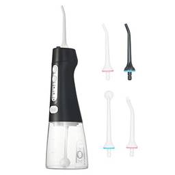 KKmoon Water Flosser Cordless Oral Irrigator com 3 modos 300ML Tanque de água para limpeza de dentes Dispositivo IPX7 impermeável portátil USB recarregável de fio dental elétrico