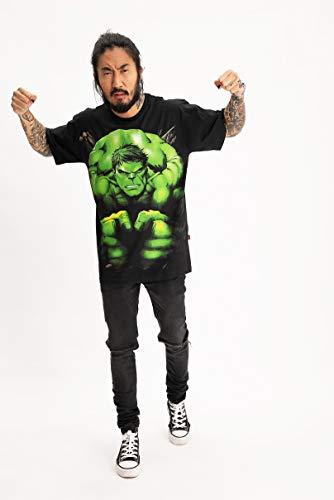 Camiseta Hulk, Piticas, Unissex, Preto, G