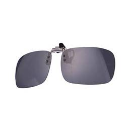 TOYANDONA Clipe para óculos de sol com lente polarizada e clipe para visão noturna com capa para óculos de sol com proteção UV sobre óculos de grau RX