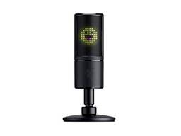 Microfone Condensador Razer Seiren Emote USB, Preto, RZ.MC.SE.07.RT