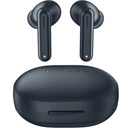 Fones de ouvido Bluetooth, atualização de fone de ouvido estéreo sem fio HAYLOU GT7 HiFi, fones de ouvido Bluetooth 5.2, microfone, redução de ruído AI, IPX5, baixa latência de 65 ms