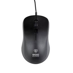 Mouse Usb 4 BotõEs C/Scroll 1200dpi Preto Ke-M095