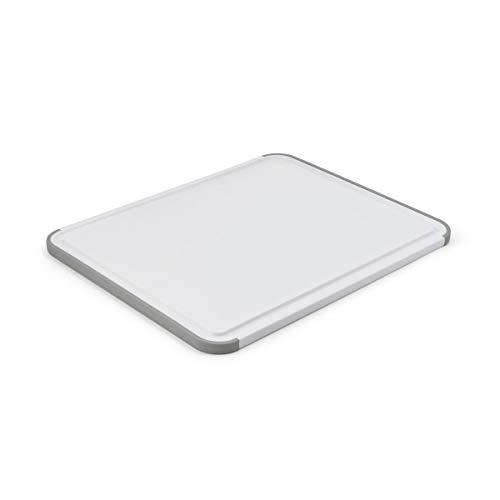 KitchenAid Tábua de corte de plástico antiderrapante clássica, 28 x 35 cm, branca