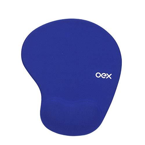 OEX Mousepad Gel Confort MP200 - Azul, Tamanho único