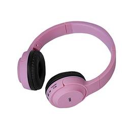 Fone Headset Bluetooth Pop Rosa OEX Hs314, médio