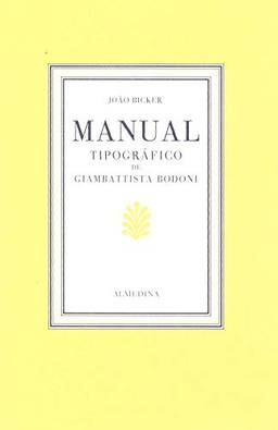 Manual Tipográfico de Giambattista Bodoni