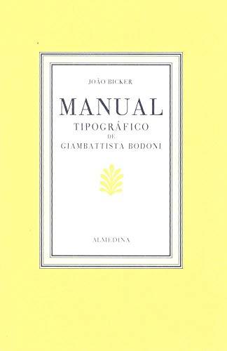 Manual Tipográfico de Giambattista Bodoni