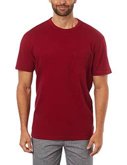 Camiseta,T-Shirt Pocket Recycled Cotton,Osklen,masculino,Vermelho Escuro,GG