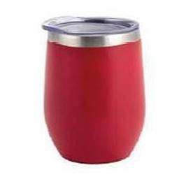 Mimo Style Copo Térmico de Aço Inoxidável Parede Dupla Vermelho 350ml Com Tampa de Polipropileno Livre de BPA. Ideal para Manter A Temperaturas de Bebidas Quentes e Geladas, Café, Chá, Suco E Água