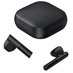 Fones de ouvido sem fio, Fones de ouvido Bluetooth Haylou GT6 Bluetooth 5.2 AAC HD Som estéreo Fones de ouvido Bluetooth com microfone intra-auriculares de baixo profundo, preto