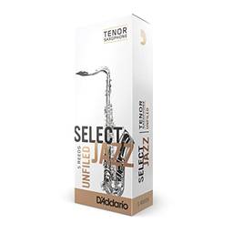 Palheta D'Addario Woodwinds Select Jazz Unfield Sax Tenor 3M (Caixa com 5)