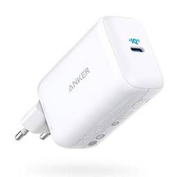 Anker PowerPort III Pod 65W, Carregador de Parede USB-C, Carregamento Rápido PIQ 3.0 com PPS, para MacBook, Dell XPS 13, Galaxy S21 / S20 / S10, Note 10, iPhone 12/11 / XR/Xs/X, iPad Pro e mais
