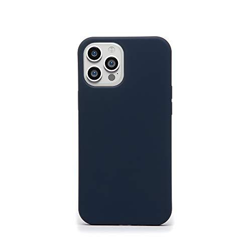 Capa Para Celular Customic Iphone 12 Pro Max Soft Touch Silicone líquido Proteção (Azul)