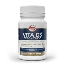 Vita D3 Vit.C + Zinco - 30 Cápsulas, Vitafor