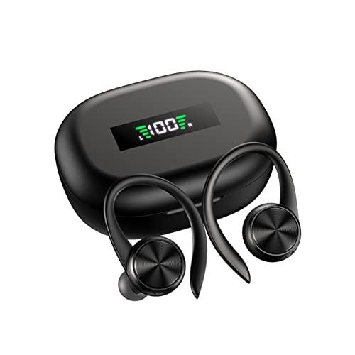 Fone de Ouvido 4Leader Bluetooth Sem Fio Ipx5 Fone Esportivo com Ganchos de Ouvido Controle de Volume Com Microfone Esporte Exercício Físico Fitness Academia