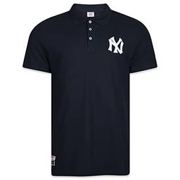 Polo New Era Manga Curta MLB New York Yankees Modern Classic