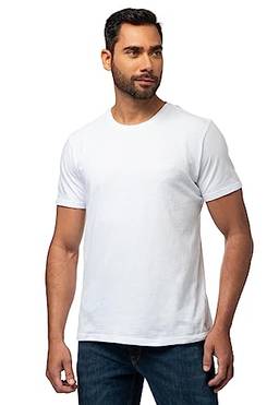 T-Shirt Bordado Manuscrito, Guess, Masculino, Branco, P