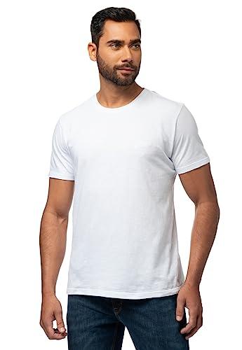T-Shirt Bordado Manuscrito, Guess, Masculino, Branco, GG