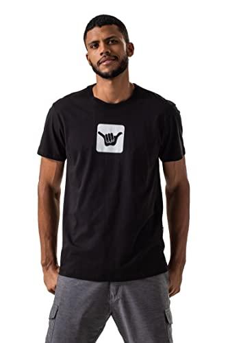 Hang Loose Silk Mc Logo, Camiseta Básica Masculino, Preto (Black), GG