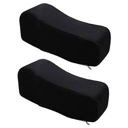 LOVIVER Atualize almofadas de apoio de braço grossas e confortáveis para cadeiras de escritório, almofada de apoio de cotovelo de espuma de memória para jogos