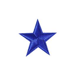 10 peças de apliques Exceart adesivos decorativos de estrelas bordados para jaquetas jeans, bolsas de vestuário, artesanato, azul, Azul, Small, 1