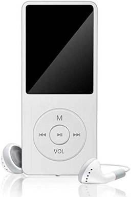 Mini MP3 MP4 Player Digital portatil,Branco