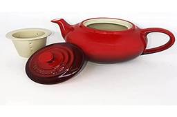 Le Creuset Bule de Chá C/ Infusor 600 ml Cerâmica Vermelho