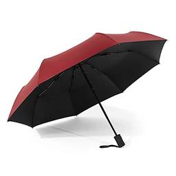 Guarda-chuva, Gainty Guarda-chuva de abertura/fechamento automático Guarda-chuva compacto para sol e chuva Guarda-chuva portátil para viagem Guarda-chuva à prova de sol e vento