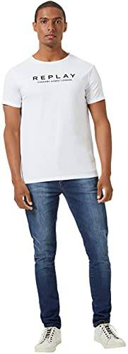 Camiseta Gola careca, Replay, Masculino, Branco, gg