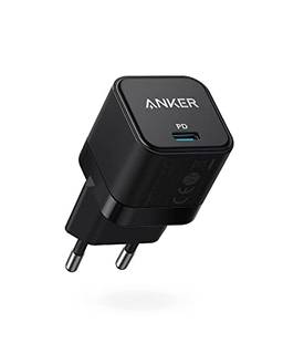 Carregador rápido Anker, PowerPort III 20W Cube USB C Charger para iPhone 13/13 Mini/13 Pro/13 Pro Max/12, Galaxy, Pixel 4/3, iPad/iPad Mini e mais (cabo não incluído)