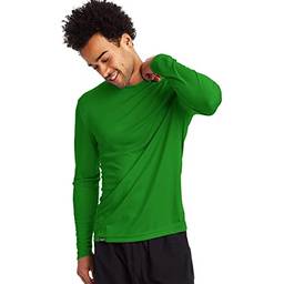 KIT 5 Camisetas UV Protection Masculina UV50+ Tecido Ice Dry Fit Secagem Rápida – GG Verde Escuro